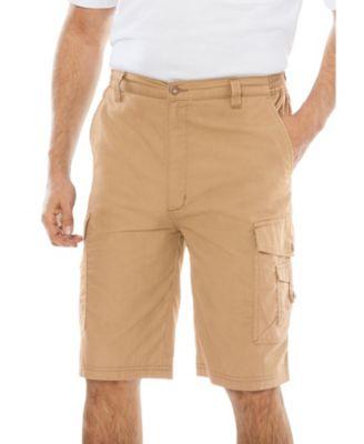 Big & Tall 10" Side Elastic Canyon Cargo Shorts by KINGSIZE