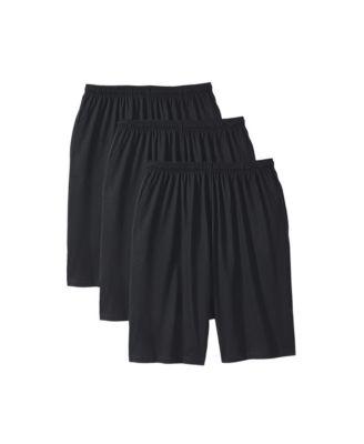 Big & Tall Lightweight Longer Length Jersey Shorts 3-Pack by KINGSIZE