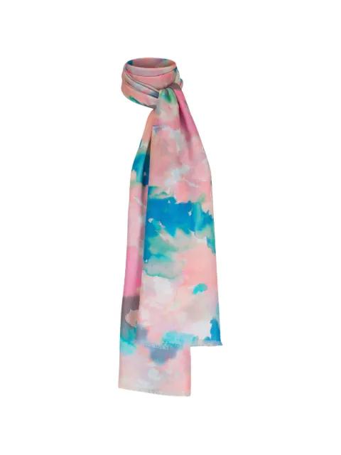 floral-pattern scarves by KINROSS CASHMERE