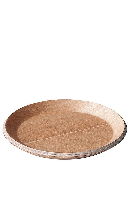 KINTO Cast Coaster 100mm Set Of 6 in Tan by KINTO