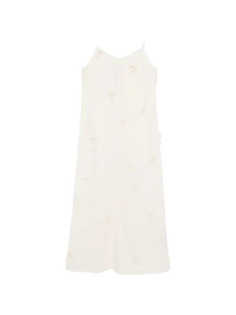 Hand Knots butterfly slip dress by KINYAN LAM