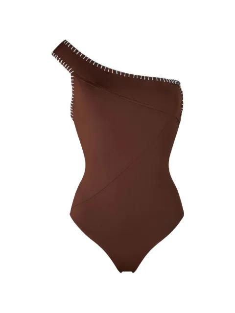 Terra one-shoulder swimsuit by KIOHNE