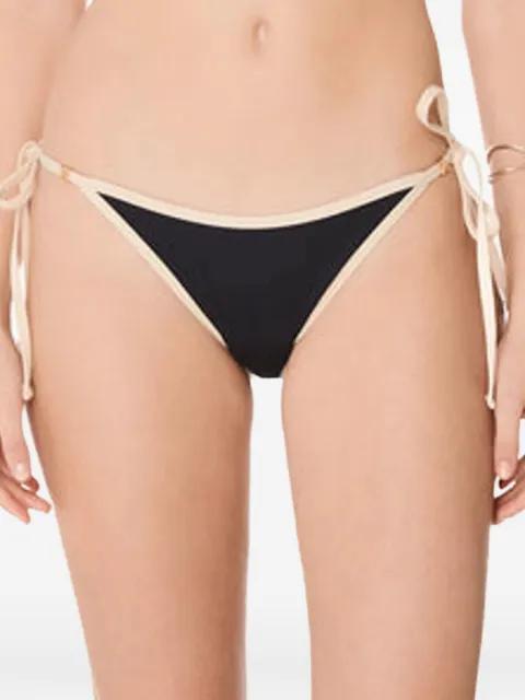 Zoe jacquard-effect bikini bottoms by KIOHNE