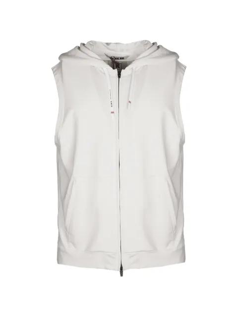 hoodied sleeveless gilet by KIRED