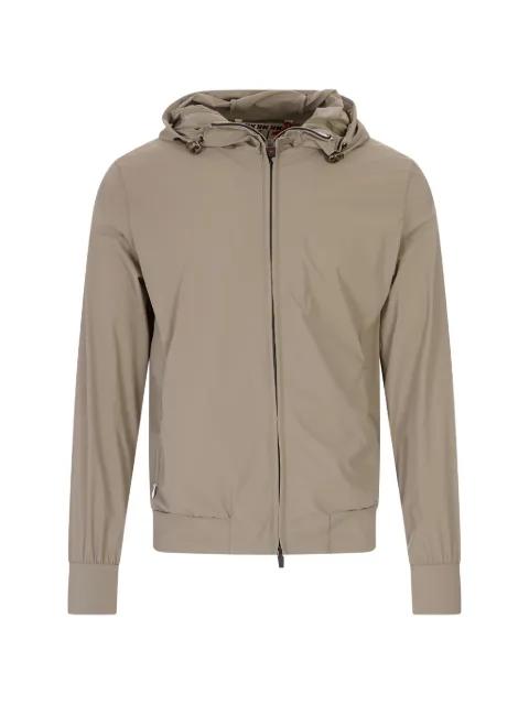 zip-up hoodied jacket by KIRED