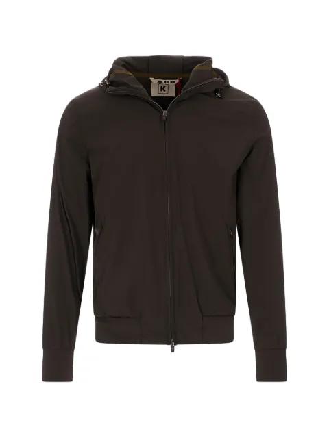 zip-up hoodied jacket by KIRED