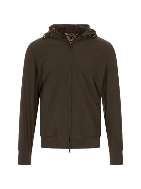 zip-up hoodied jacket by KIRED