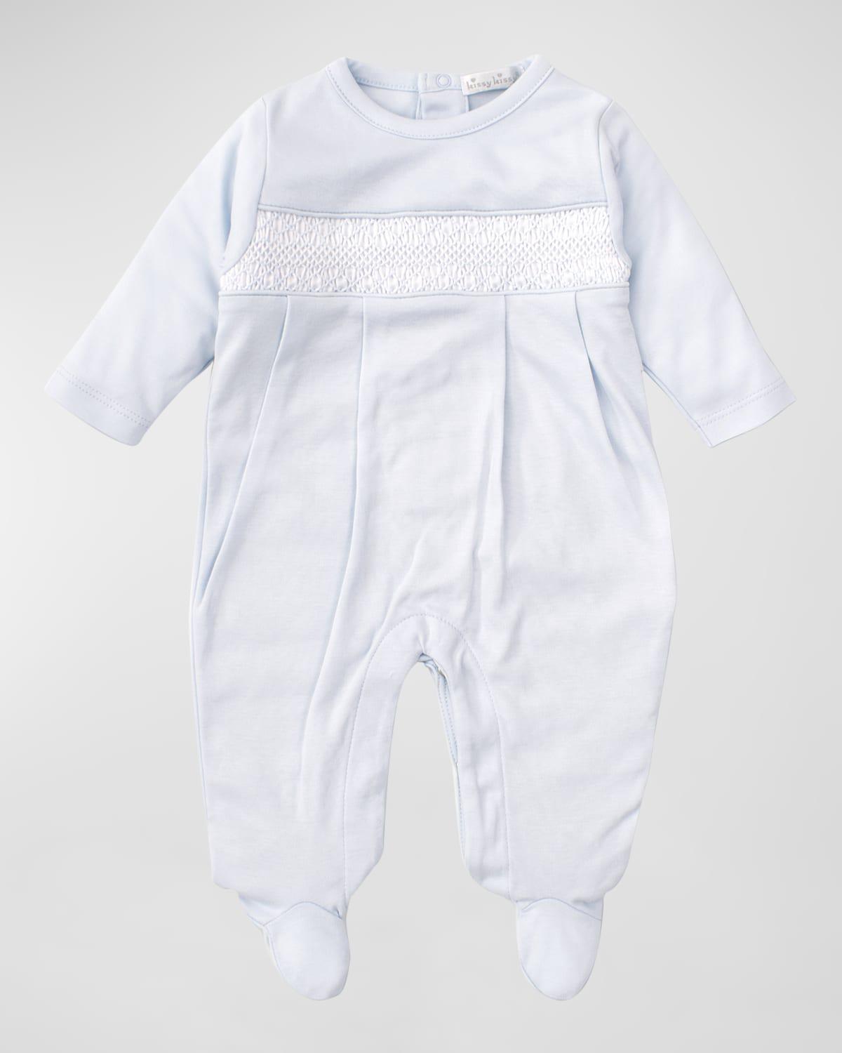 Boy's CLB Charmed Smocked Footie, Size Newborn-6M by KISSY KISSY