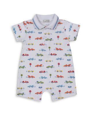 Boys' Car Print Short Playsuit - Baby by KISSY KISSY