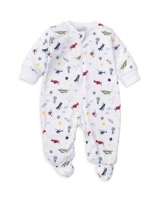 Boys' Cotton Aviators Print Footie - Baby by KISSY KISSY
