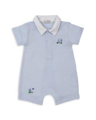 Boys' Striped Golf Short Playsuit Romper - Baby by KISSY KISSY