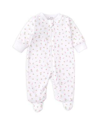 Girls' Garden Print Footie With Zip Ruffle - Baby by KISSY KISSY