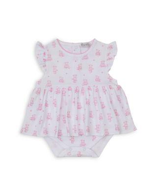 Girls' Short Sleeved Bear Print Bodysuit Dress - Baby by KISSY KISSY Girls' Short Sleeved Bear Print Bodysuit Dress - Baby by KISSY KISSY