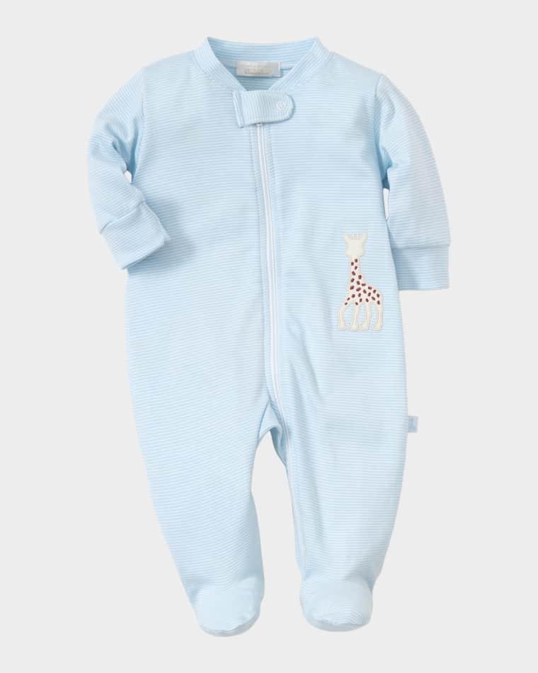 Kid's Sophie Striped Pajamas, Size Newborn-9M by KISSY KISSY