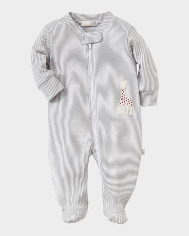 Kid's Sophie Striped Pajamas, Size Newborn-9M by KISSY KISSY