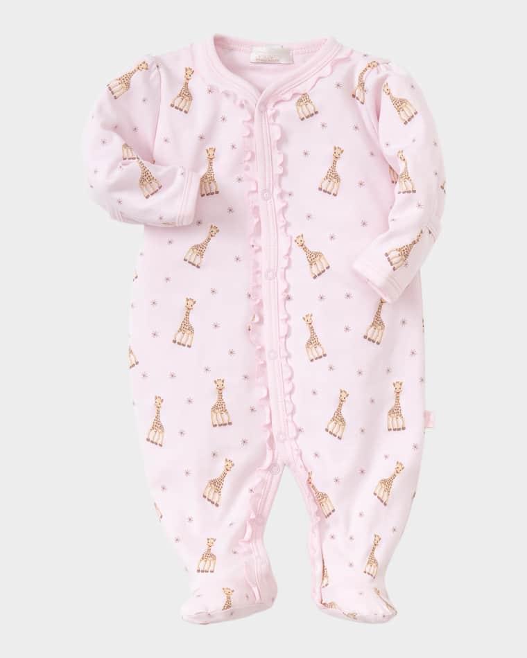 Sophie Giraffe Footie Playsuit, Size Premie-9M by KISSY KISSY