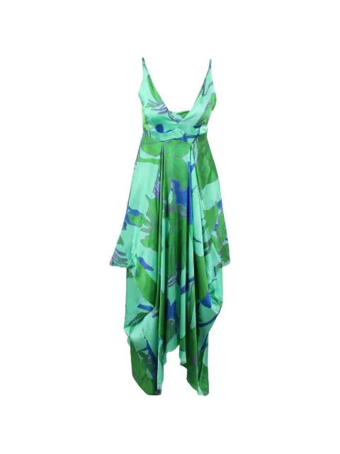 floral-print asymmetric dress by KITAGI