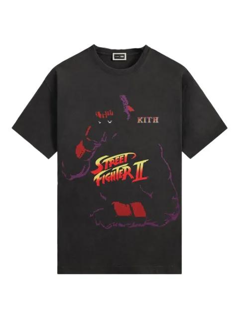 Capcom RYU Needle Point crew-neck T-shirt by KITH