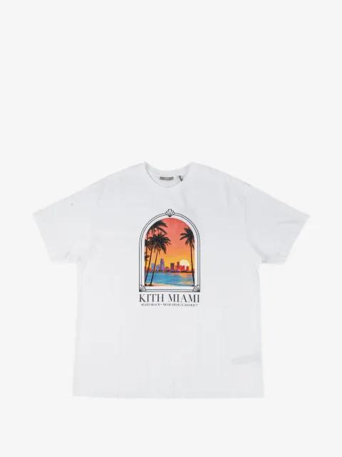 Miami Nights Sunset Vintage graphic-print T-shirt by KITH