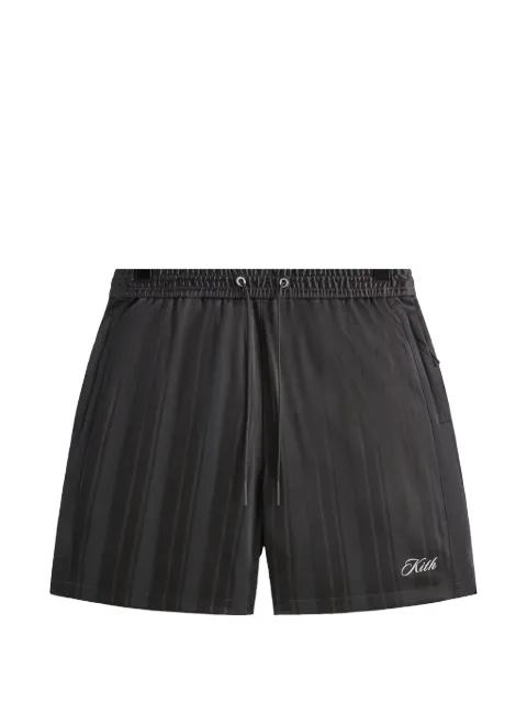 pinstripe tricot shorts by KITH