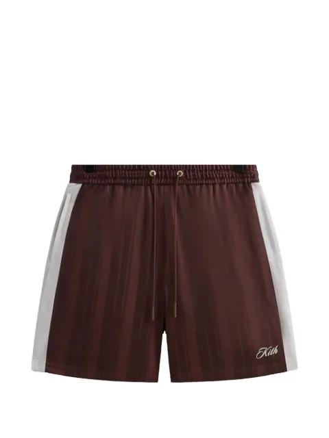 pinstripe tricot shorts by KITH