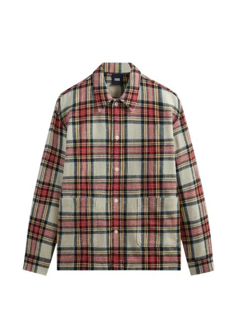 plaid collared overshirt by KITH