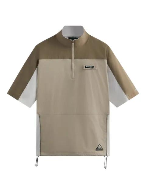 x Columbia logo-patch shirt by KITH