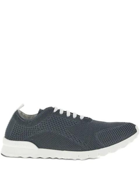 Fits logo-embroidered sneakers by KITON
