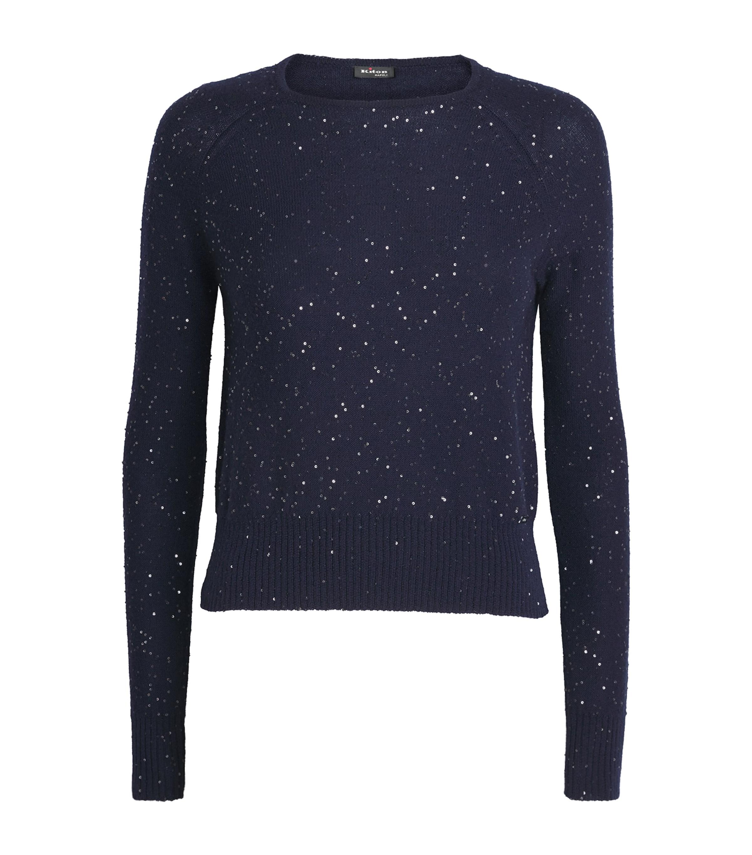 Kiton Cashmere Sequin Sweater by KITON