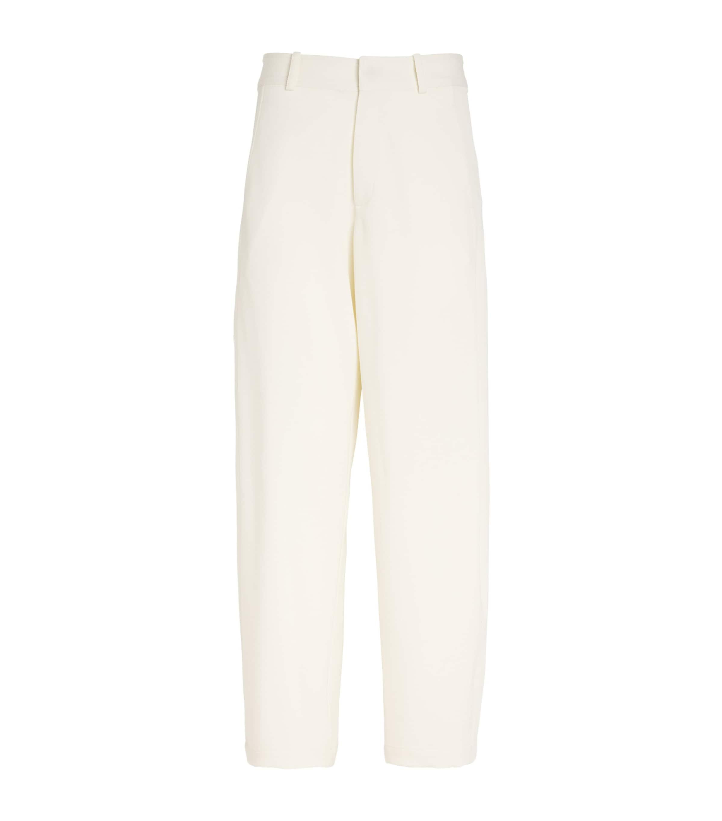 Kiton Wool-Silk Wide-Leg Trousers by KITON