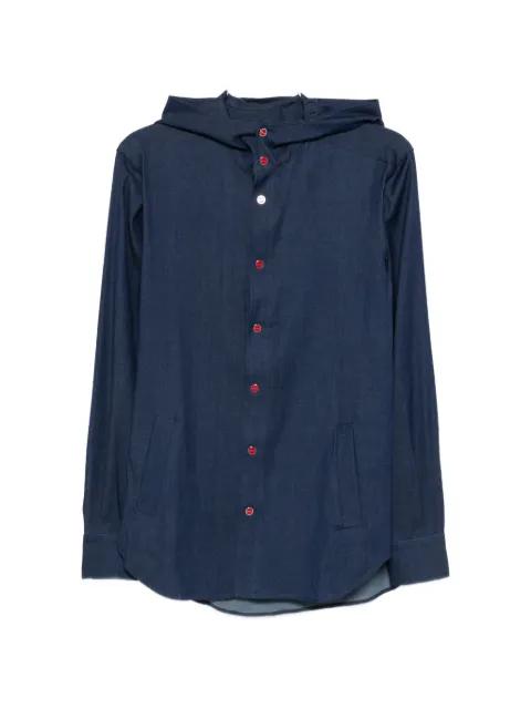 Mariano hoodied shirt by KITON