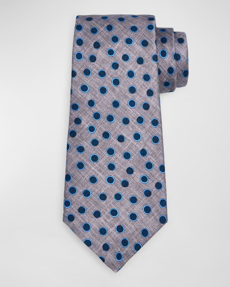 Men's Dot-Print Tie by KITON