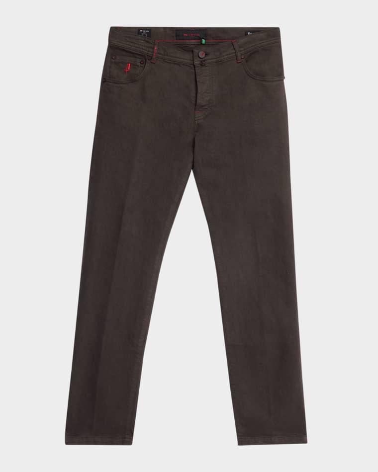 Men's Plus One Straight Leg Five-Pocket Pants by KITON