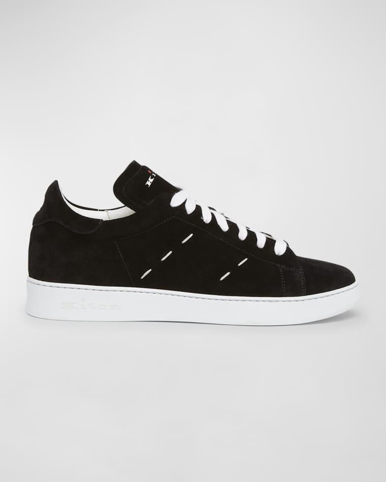 Men's Suede Low-Top Sneakers by KITON