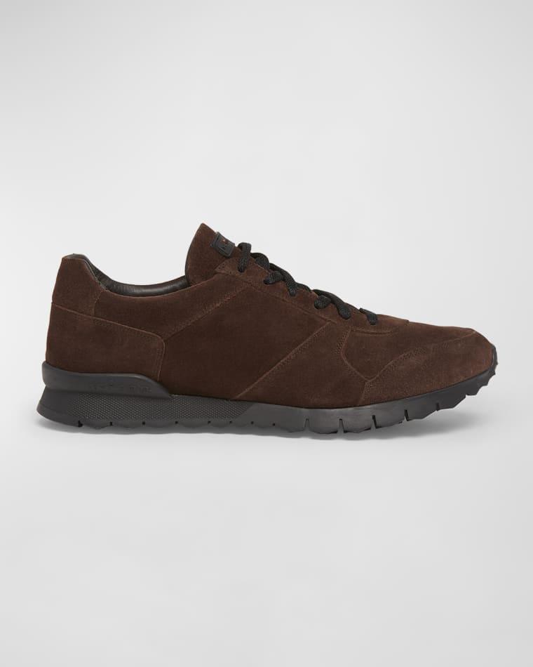 Men's Vlaz Suede Trek Sneakers by KITON