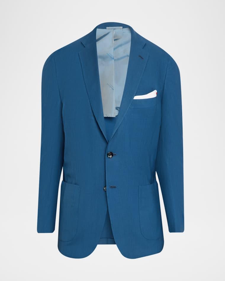Men's Washed Cashmere Single-Breasted Sport Coat by KITON