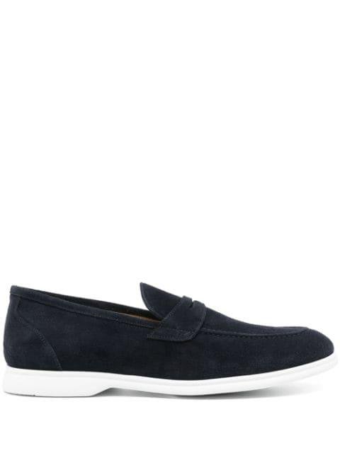 Moka suede loafers by KITON