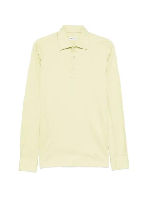 Positano long-sleeve polo shirt by KITON