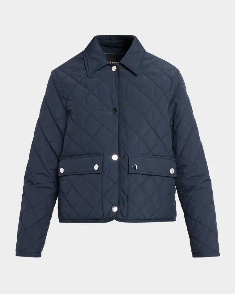 Single-Breasted Quilted Overcoat by KITON
