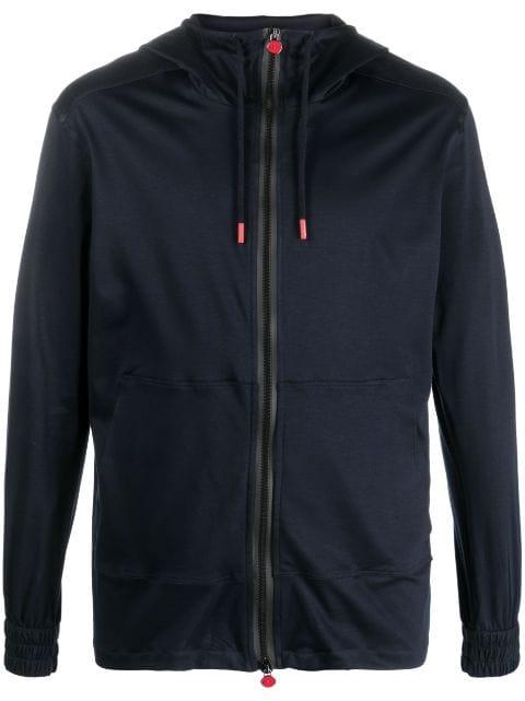 Umbi hoodied zip hoodie by KITON