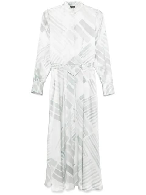 abstract-print maxi dress by KITON