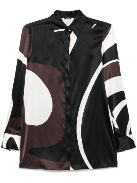 abstract-print shirt by KITON