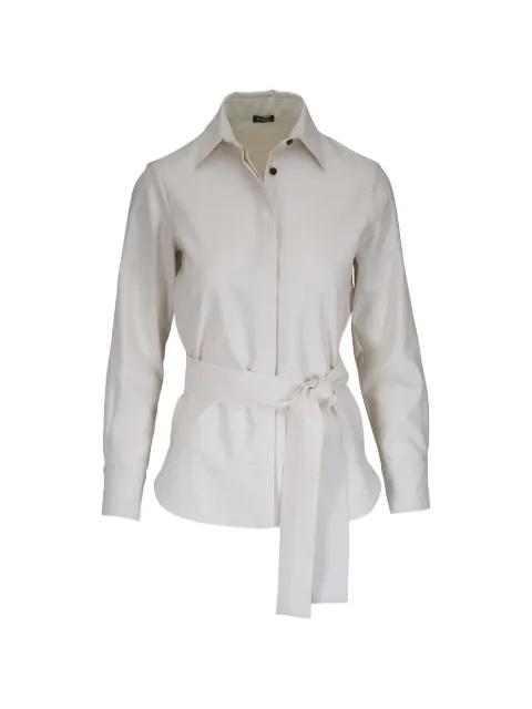 belted shirt by KITON