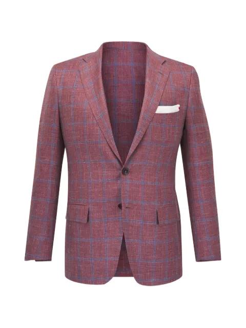 check pattern front pockets jacket by KITON