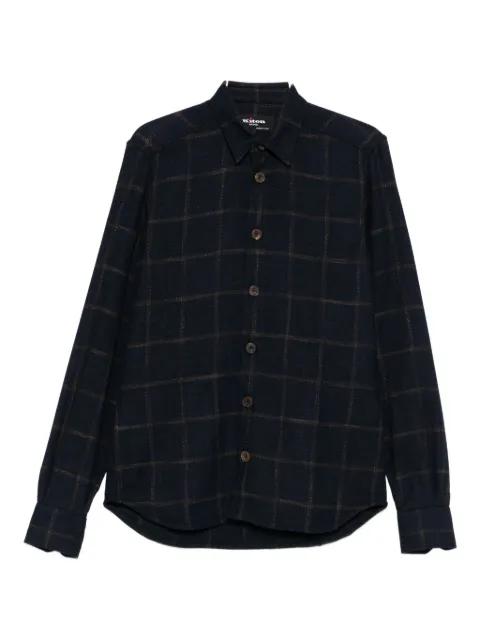 checked buttoned shirt by KITON