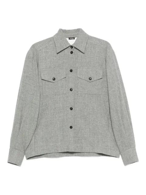 chest-pockets buttoned overshirt by KITON
