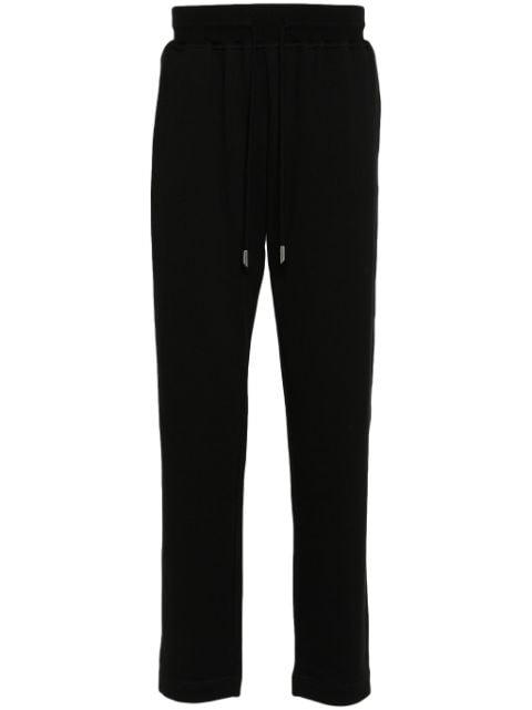cotton tapered track pants by KITON