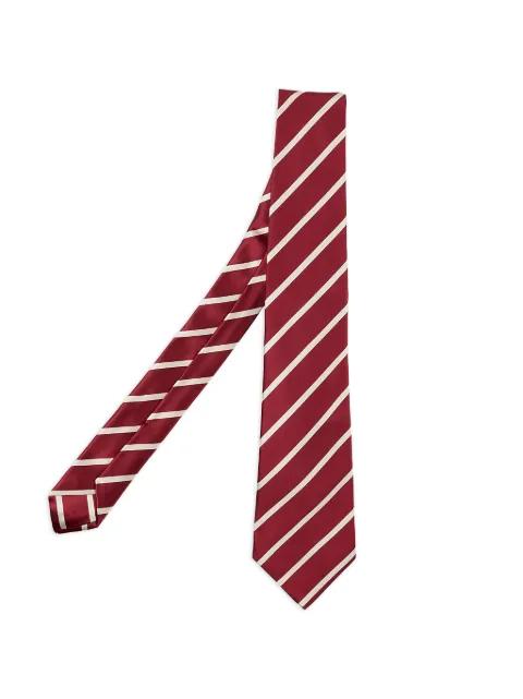 diagonal-stripe tie by KITON