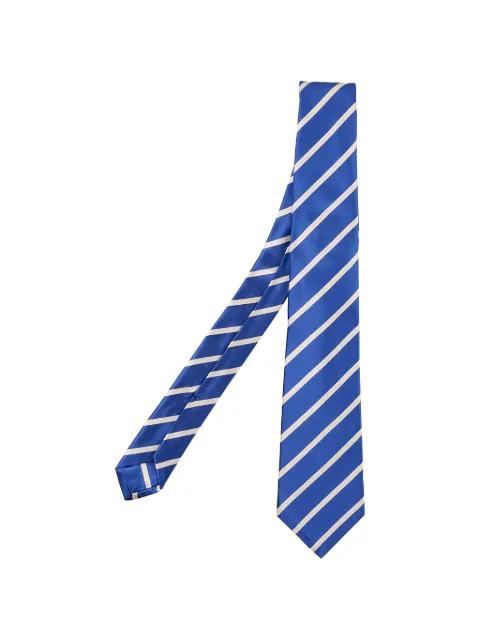 diagonal-stripe tie by KITON