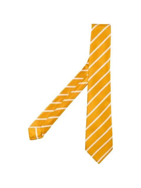 diagonal-stripe tie by KITON
